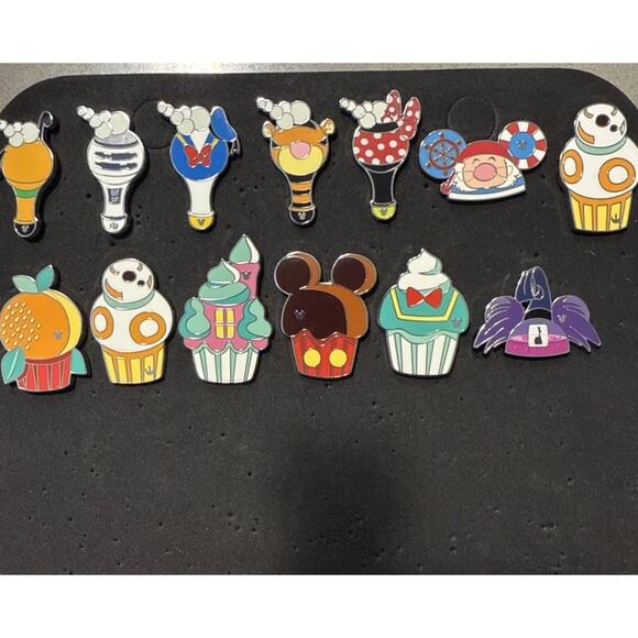 Walt Disney World Hidden Mickey 2025 Wave B Pins lot of 13 - Picture 2 of 4